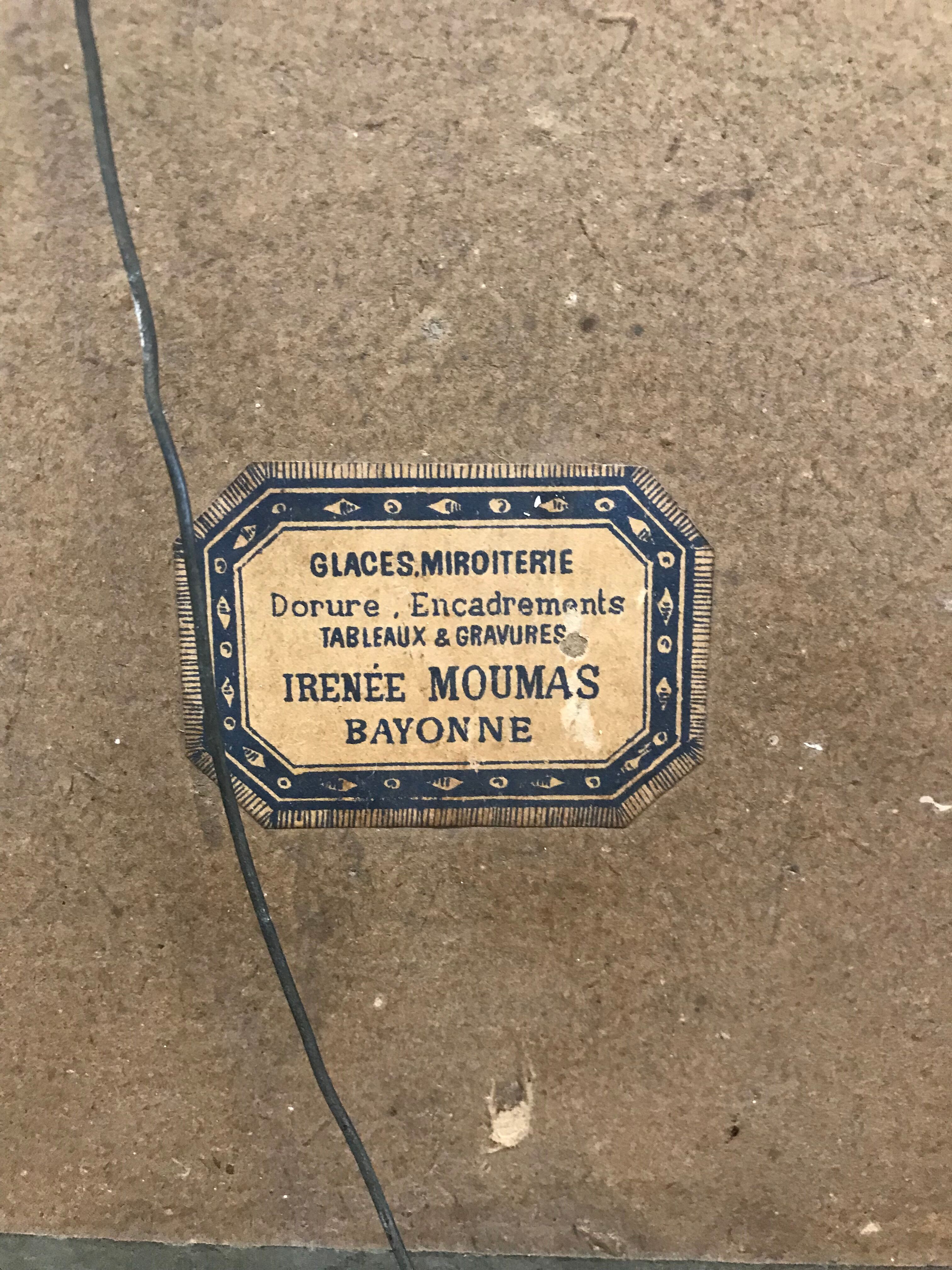 Napoleon III mirror - 41x33cm