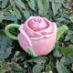 Théière en forme de rose