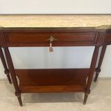 Louis XVI style mahogany console, 19th century