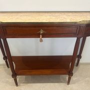 Louis XVI style mahogany console, 19th century