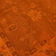 Handmade Oriental Decorative 1980s 267 cm x 372 cm Orange Wool Carpet