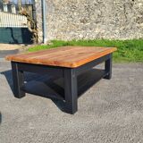 Vintage Scandinavian solid pine coffee table