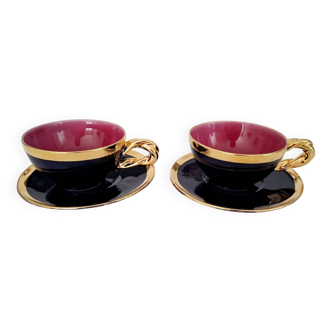 Vallauris Earthenware Lunch Duo
