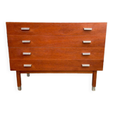 Teak chest of drawers