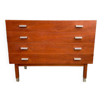 Teak chest of drawers