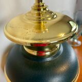 Vintage black and brass living room lamp