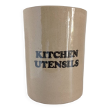 Stoneware utensil pot
