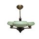 Art Deco style bakelite chandelier, Poland, 1950s