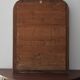 Louis Philippe mirror gilded with gold leaf and original ice dated 1879