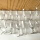 14 antique stemmed glasses