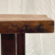 Solid elm farmhouse table