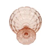 Art Deco Pink Rosaline Pressed Glass Fruit Bowl – Scailmont