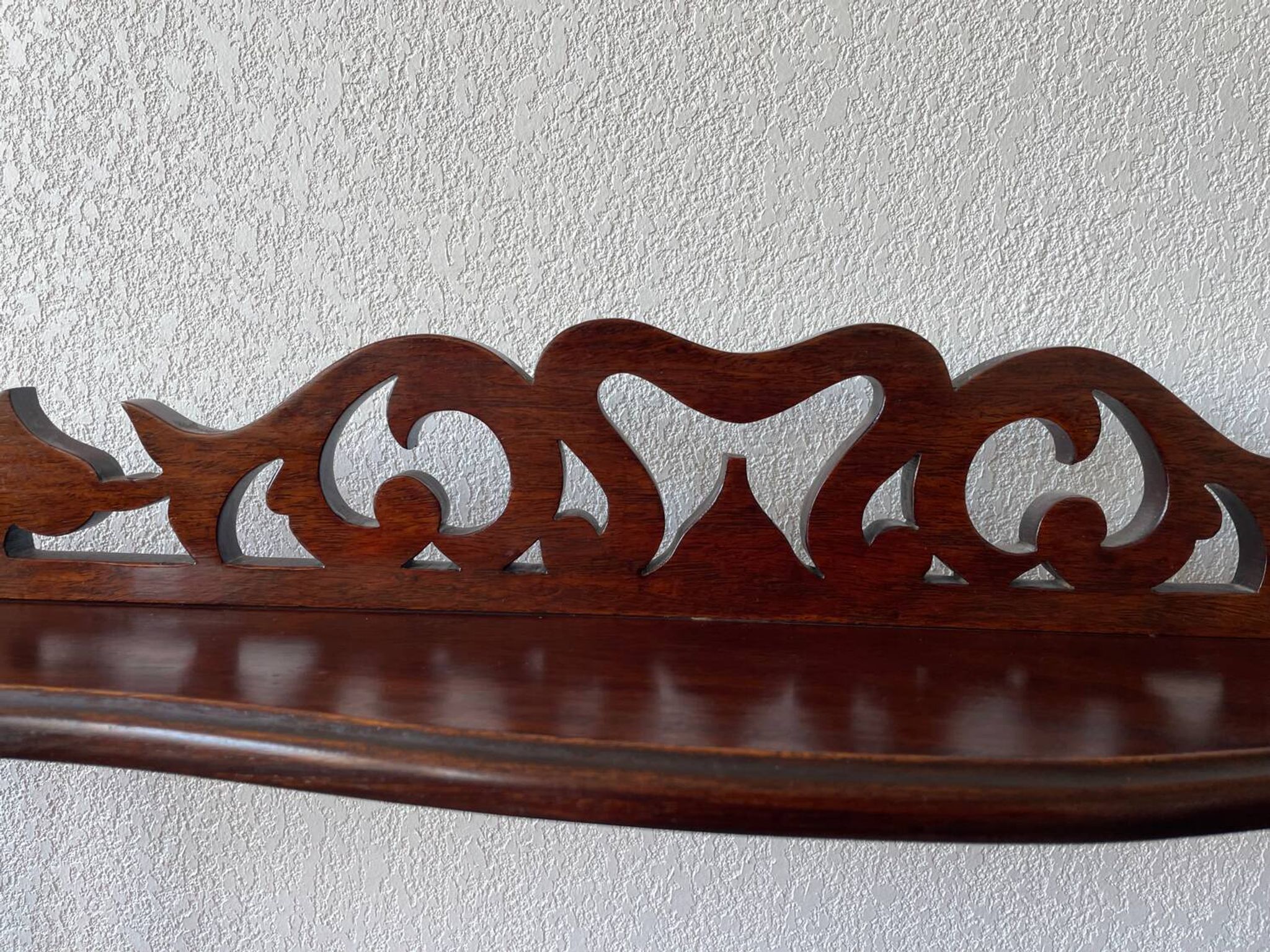 Library - turned wooden shelf