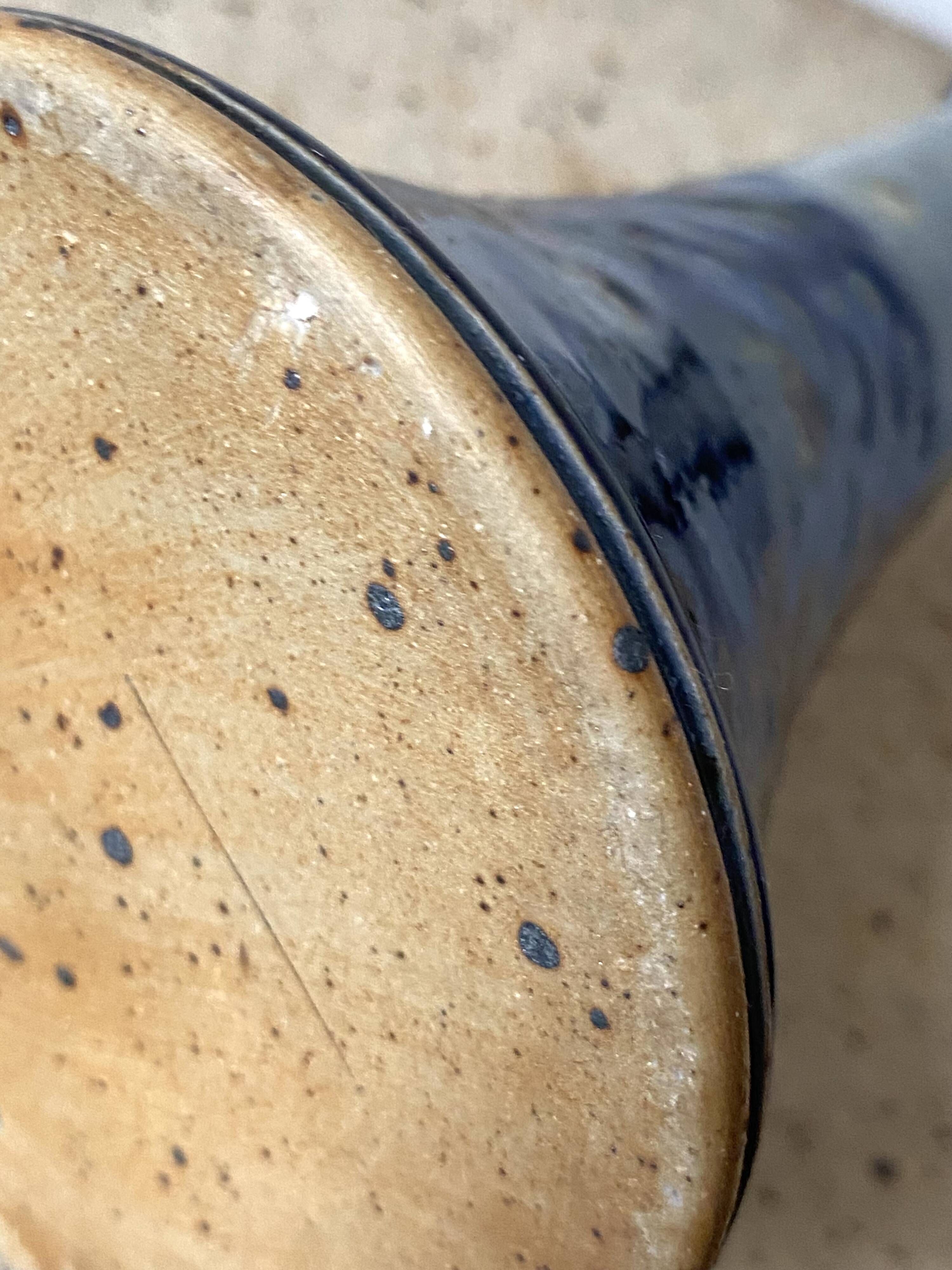 Anthropomorphic ceramic candlestick