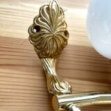 Brass wall lights