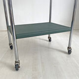 Industrial service metal and imitation leather green