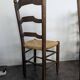 Séries de 8 chaises paillées