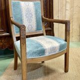Restoration period armchair in walnut from the 19th century