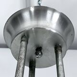 Space Age, Large metal and plastic chandelier by Studioluce. Italy 1970s