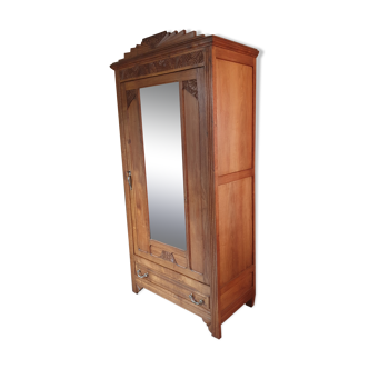 Wardrobe in solid oak
