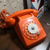 Vintage orange phone S63