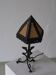 Arts & Crafts wrought iron dragon table lamp | Italy | 1910s