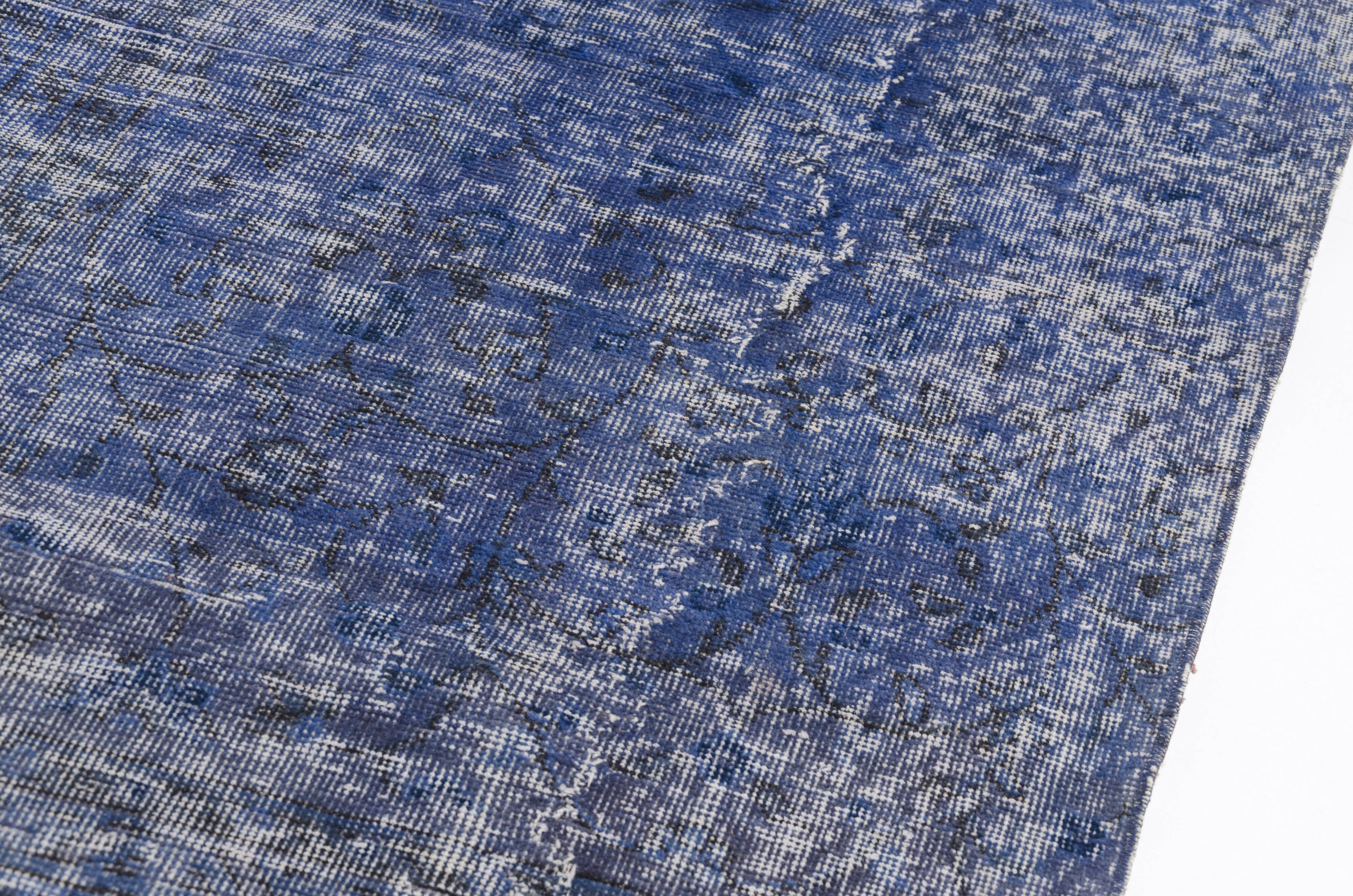 Blue Oushak Runner Rug sku1059