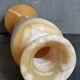 Baluster vase in real vintage honey onyx stone 25 cm
