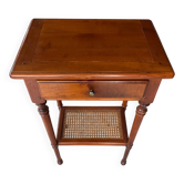Guéridon table d’appoint ou de nuit rectangulaire avec un tiroir