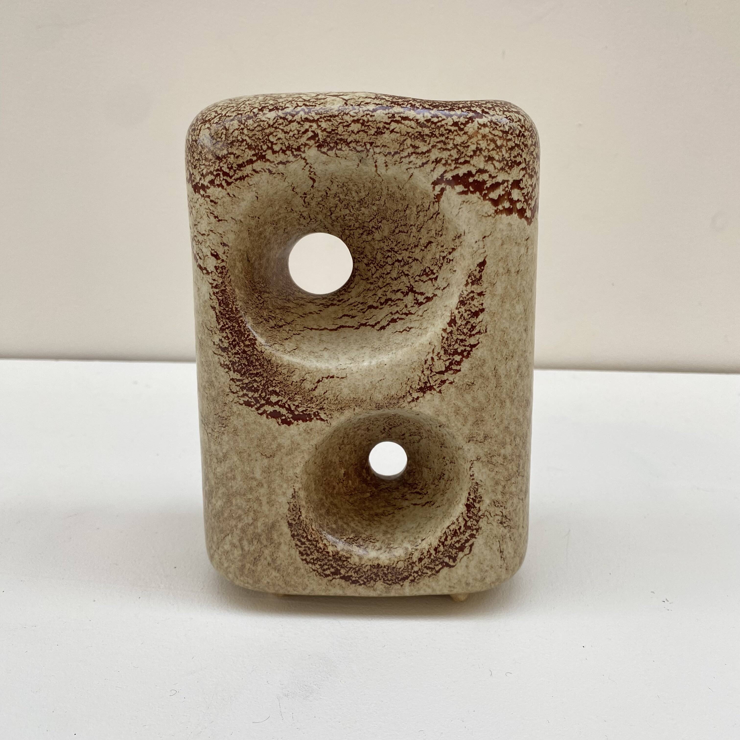 Italian ceramic vase Roberto Rigon for Bertoncello