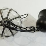 Vintage blown glass lantern suspension in Venetian style, evoking the