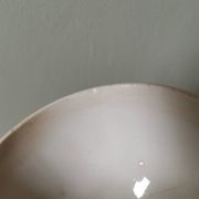 Vintage fluted bowl Sarreguemines Digoin France flower pattern