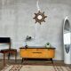 Two-tone vintage TV cabinet sideboard
