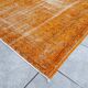 Tapis vintage orange surteint