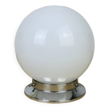 Art deco opaline globe wall light
