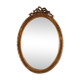 Mirror gilded wood beveled napoleon 50x71cm