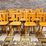Set of 12 vintage bistro chairs