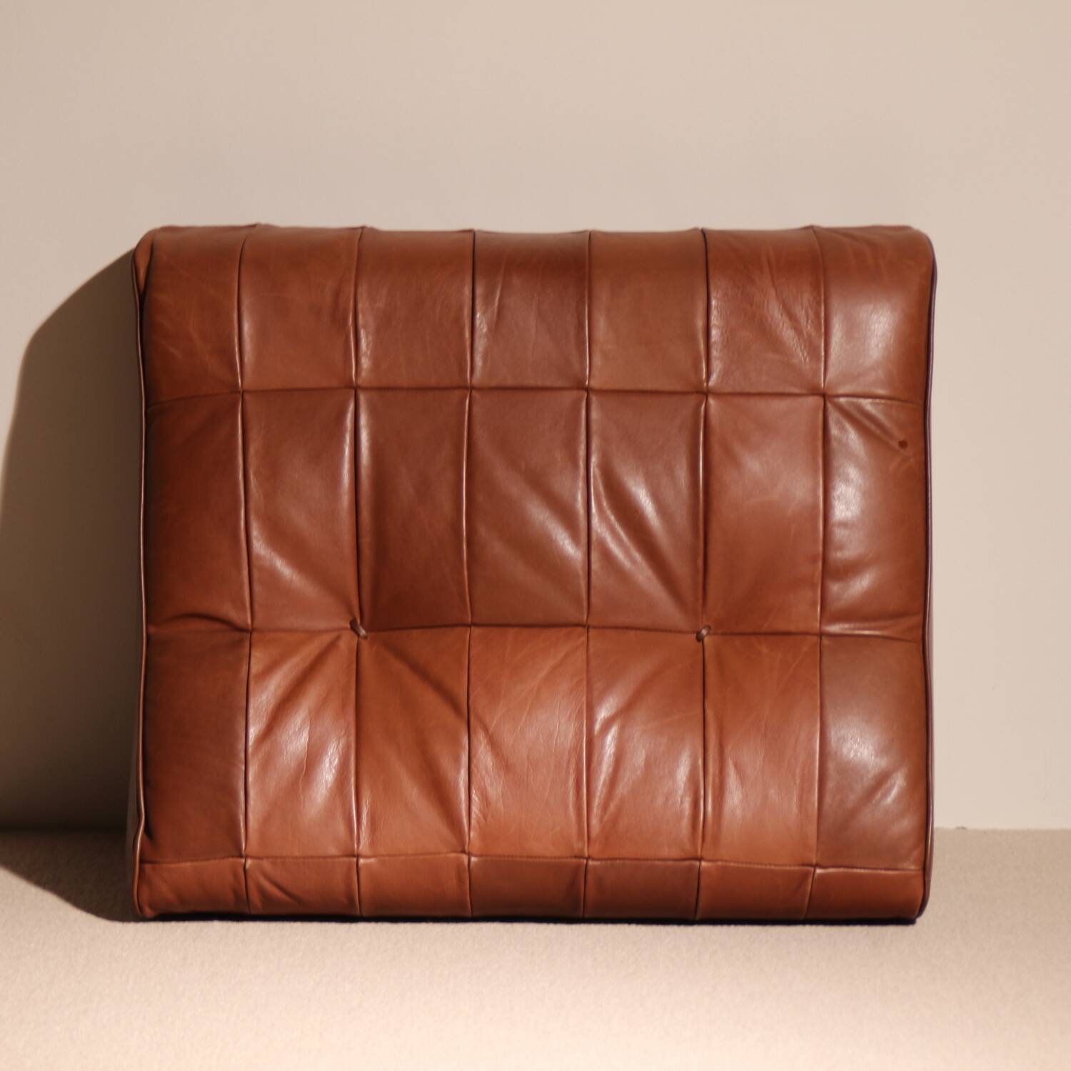 Daybed ‚DS-80‘ in Cognac Patchwork Leather by De Sede | Switzerland 1970s