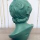 Original painted plaster bust