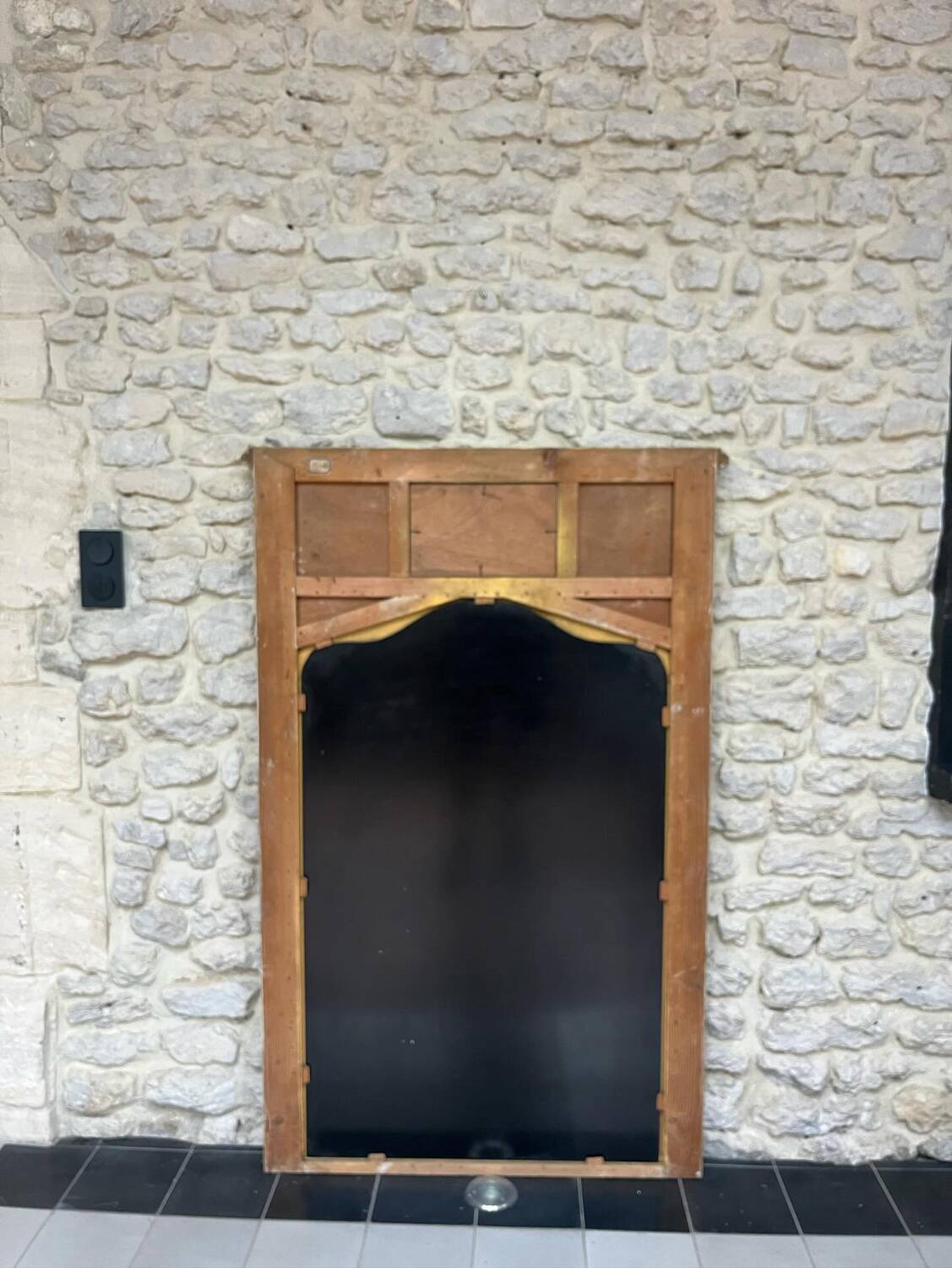 Old trumeau 146cm/89cm old mirror