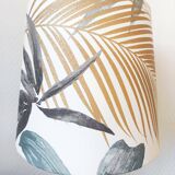 Alabaster and gilt bronze lamp