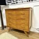 Vintage chest of drawers compass feet
