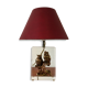 Vintage lamp with owl inclusion 70