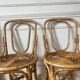 Pair of vintage rattan chairs