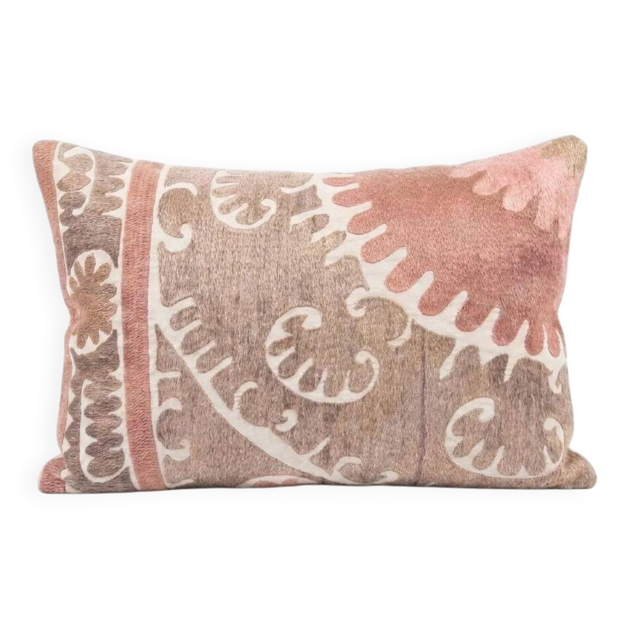 Vintage embroidered cushion cover 41x61 cm