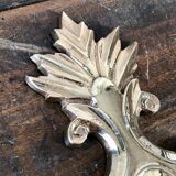 Brass wall candle holder