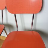 Chairs in formica and chrome metal