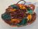 Vintage enamelled ceramic plate Vallauris