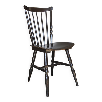 Chaise à barreaux Tacoma Bauman noire