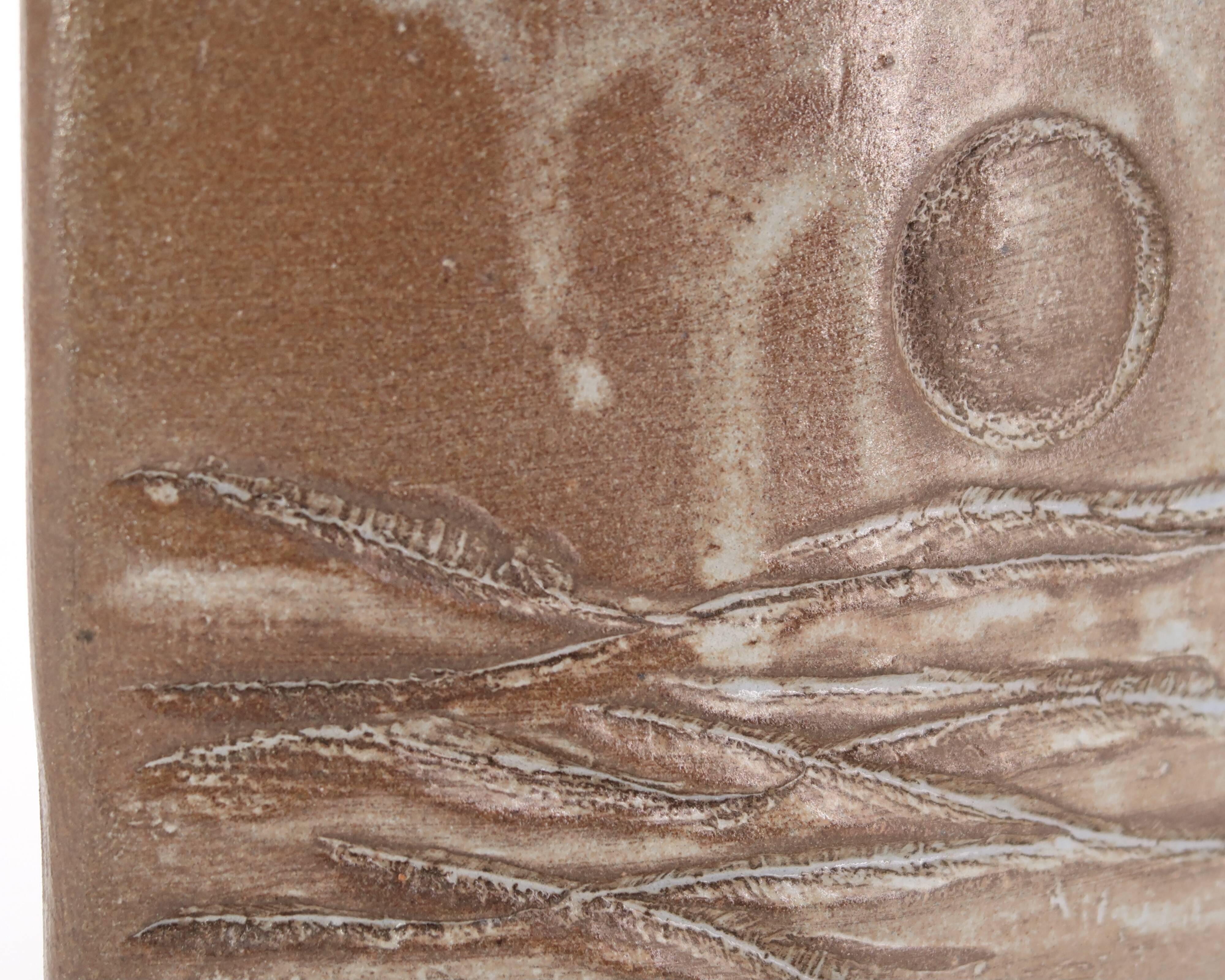 Landscape ceramic vase, 1970s